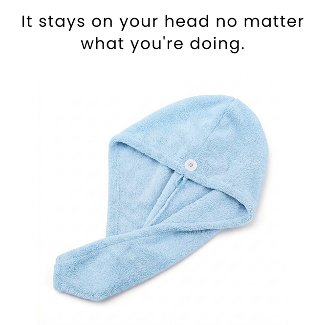Microfiber Hair Towel Wrap | 3 PACK