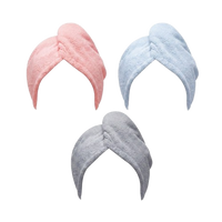 Microfiber Hair Towel Wrap | 3 PACK